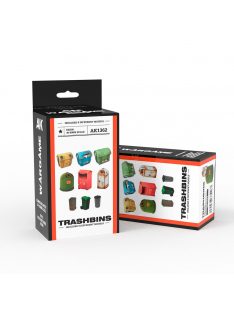 AK Interactive - TRASHBINS SCENOGRAPHY WARGAME SET (30-35MM)