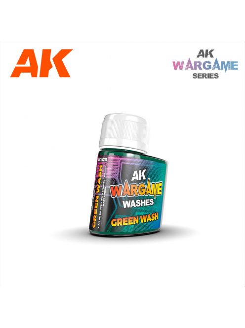 AK Interactive - AK14211 Green Wash (35ml) - Enamel Wash