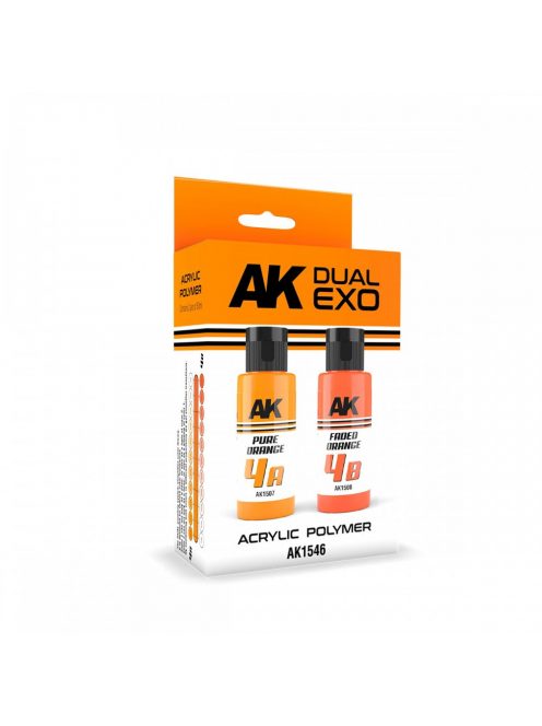 AK Interactive - Pure Orange & Faded Orange Dual Exo