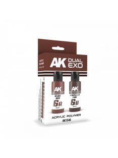 AK Interactive - Oxide Red & Propeller Fire Dual Exo Set 6