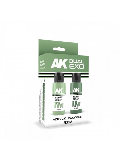 AK Interactive - Ghost Green & Rebel Green Dual Exo Set