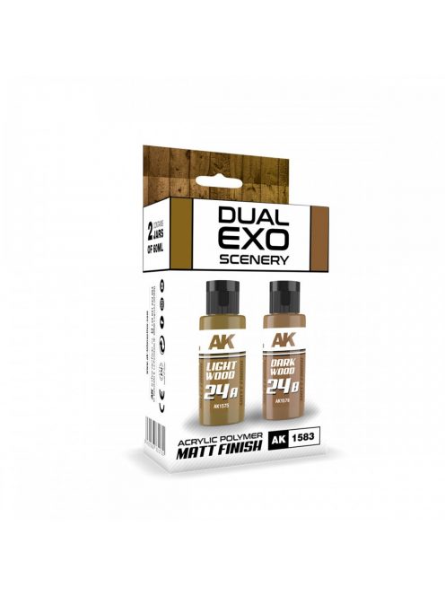 AK Interactive - Light Wood & Dark Wood Dual Exo Set