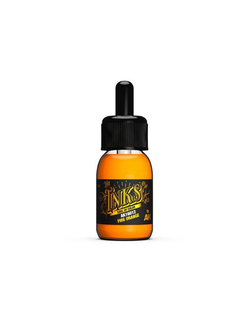 AK Interactive - AK16012 Fire Orange - The INKS (30ml)