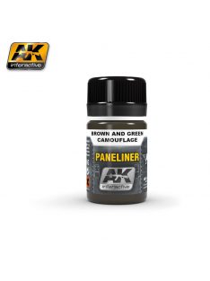   AK Interactive - Paneliner For Brown And Green Camouflage 35Ml