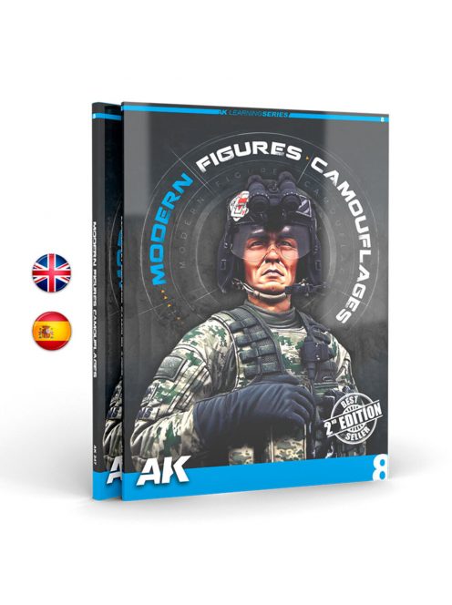 AK Interactive - CAMUFLAJES MODERNOS PARA FIGURAS (AK LERNING SERIES Nº 8) Spanish