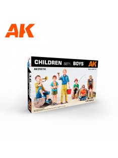 AK Interactive - Children Set 1: Boys 1/35 Scale Model Kit