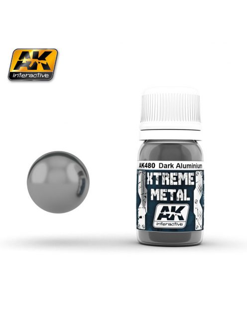 AK Interactive - Xtreme Metal Dark Aluminium