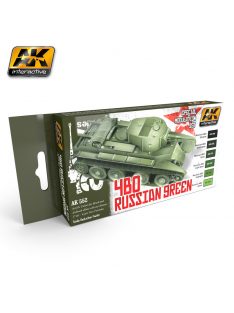 AK Interactive - 4Bo Russian Green Modulation Set