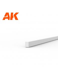 AK Interactive - Strips 0.75 x 0.50 x 350mm - STYRENE STRIP