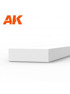 AK Interactive - Strips 1.50 x 5.00 x 350mm - STYRENE STRIP