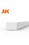 AK Interactive - Strips 2.00 x 3.00 x 350mm - STYRENE STRIP