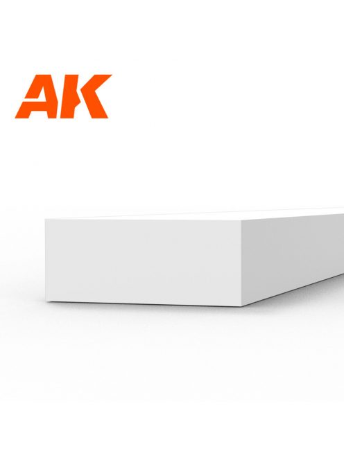 AK Interactive - Strips 2.00 x 5.00 x 350mm - STYRENE STRIP