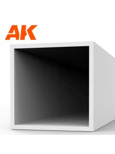   AK Interactive - Square hollow tube 6.00x350mm(0,7mm)-STYRENE STRIP