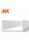 AK Interactive - U Channel 6.0 width x 350mm - STYRENE STRIP