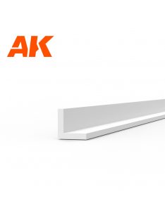 AK Interactive - Angle 1.50 x 1.50 x 350mm - STYRENE STRIP