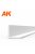 AK Interactive - Angle 2.5 x 2.5 x 350mm - STYRENE STRIP