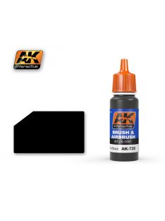 AK Interactive - Flat Black 17 ml