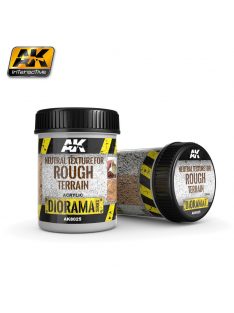   AK Interactive - Neutral Texture For Rough Terrains - 250Ml - Base Product (Acrylic)