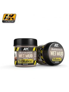   AK Interactive - Splatter Effects Wet Mud - 100Ml - Base Product (Acrylic)