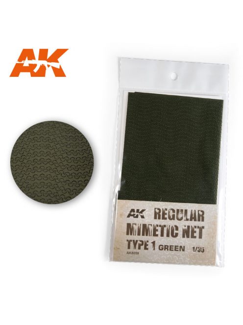 AK Interactive - Regular Camouflage Net Type 1 Green