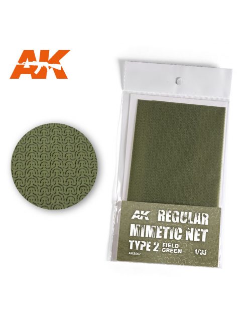 AK Interactive - Regular Camouflage Net Type 2 Field Green