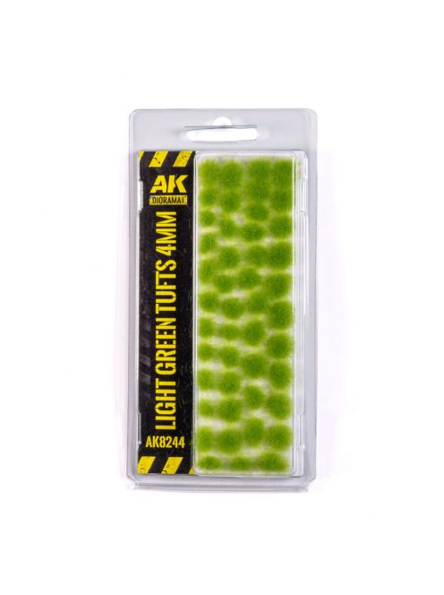 AK Interactive - LIGHT GREEN TUFTS 4MM