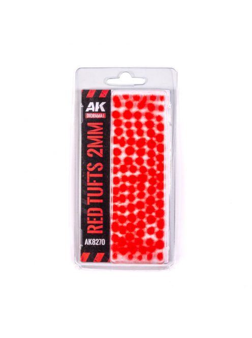 AK Interactive - RED - FANTASY TUFTS 2MM