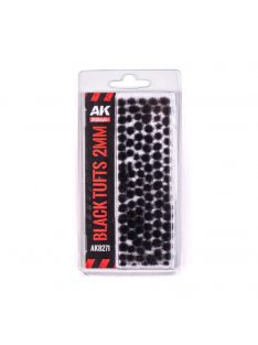 AK Interactive - BLACK - FANTASY TUFTS 2MM