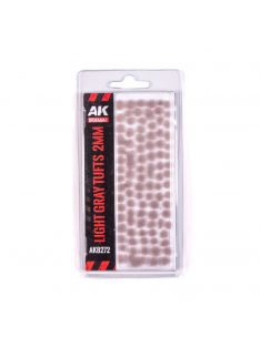 AK Interactive - LIGHT GRAY - FANTASY TUFTS 2MM