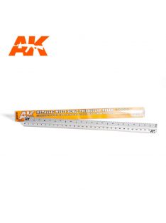 AK Interactive - Metallic Multi Scale Triangular Ruler