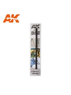 AK Interactive - Black Spring 2mm