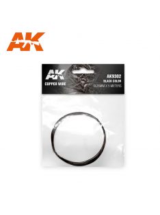 AK Interactive - Copper Wire 0.25mm X 5 Meters Black Color