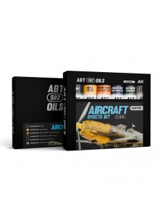 AK Interactive - AIRCRAFT EFFECTS SET - ABT 502 OILS