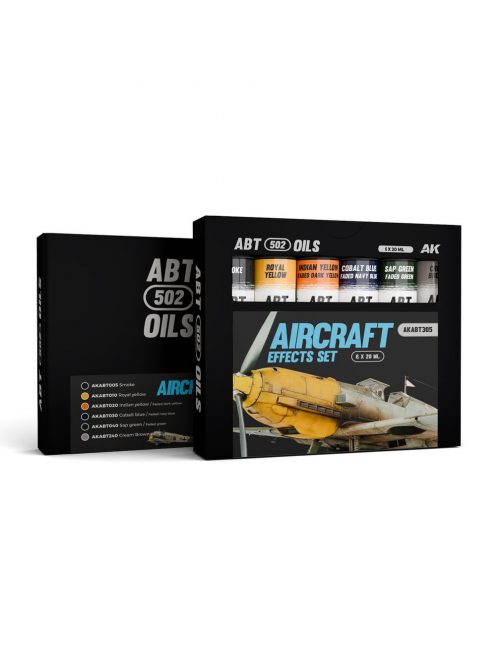 AK Interactive - AIRCRAFT EFFECTS SET - ABT 502 OILS