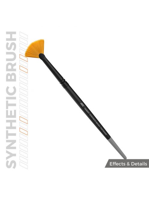 AK Interactive - AK SYNTHETIC BRUSH - FAN SHAPE