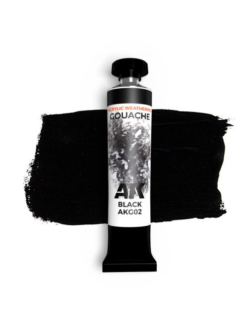 AK Interactive - Black - Ak Gouache 20 Ml.