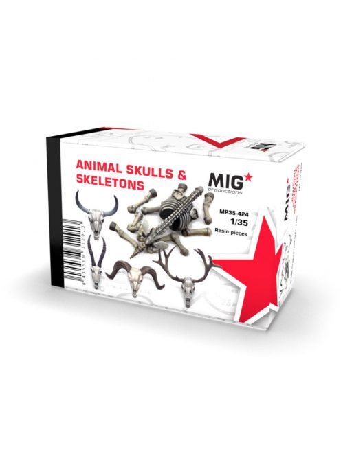 AK Interactive - ANIMAL SKULLS & SKELETONS 1:35