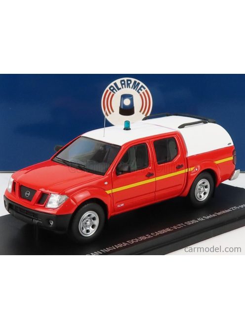 Alarme - Nissan Navara Double Cabine Pick-Up Closed Vltt Sdis 42 Sapeurs Pompiers 2011 Red White