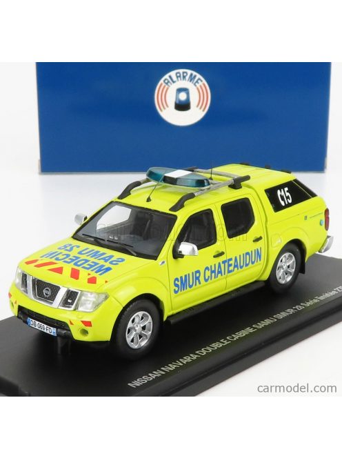 Alarme - Nissan Navara Double Cabine Pick-Up Closed Samu 28 Smur Medecin Chateaudun Ambulance 2011 Yellow