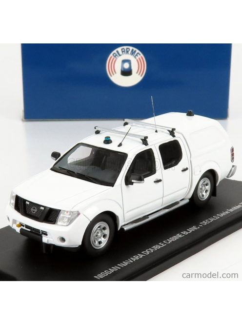 Alarme - Nissan Navara Double Cabine Pick-Up Closed Police Nationale Crs Secours En Montagne 2011 White