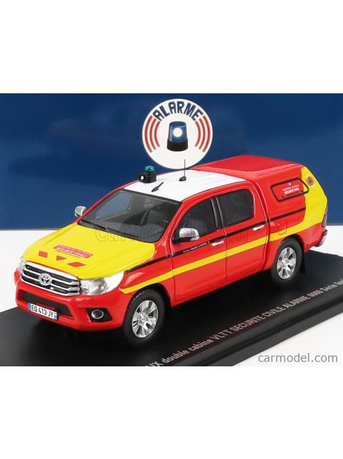 Alarme - Toyota Hi-Lux Double Cabine Pick-Up Closed Securite Civile 2011 Red Yellow