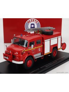   Alerte - Mercedes Benz Lp911 1113 Tanker Truck Rocher Fpt Sdis 57 Sapeurs Pompiers Moselle 1975 Red Silver