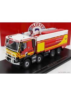   Alerte - Renault K460 Tanker Truck 4-Assi Sapeurs Pompiers Ccgc 14500 Ministere De L'Interieur Securite Civile 2015 Red White Yellow