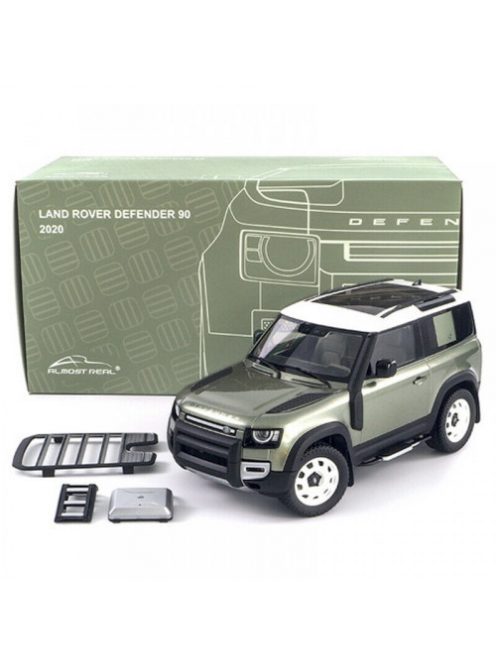 Almostreal - 1:18 Land Rover Defender 90 With Roof Pack - 2020 - Pangea Green - Almost Real