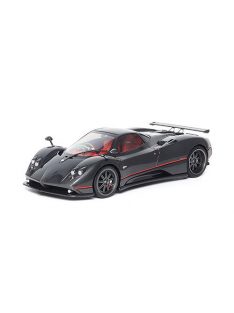   Almost-Real - 1:18 PAGANI ZONDA F - 2015 - GLOSS CARBON BLACK W/RED STRIPE  - Almost Rea