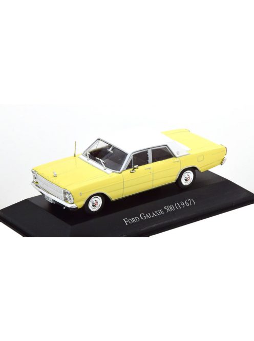 Altaya - 1:43 Ford Galaxie 500 1967, Yellow/White - Altaya