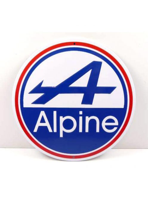 Altaya - 1:43 METAL PLATE - Alpine (d:20cm) - ALTAYA