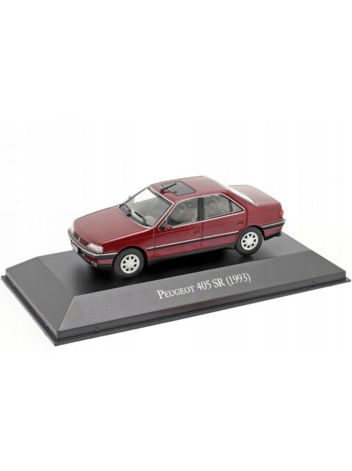 Altaya - 1:43 Peugeot 405 SR, 1993, Burgundy - Altaya