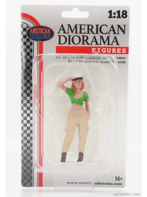 American Diorama - Figures Girl Hip Hop - 1 Beige Green