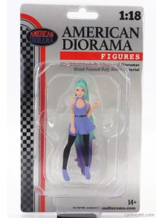 American Diorama - Figures Cosplay Girl 4 Blue Green